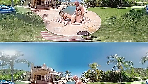 Creampie in hot outdoor VR porn with hardcore action