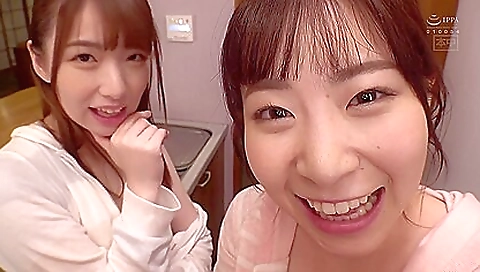 Japanese brunette gets naked in the shower and is fucked