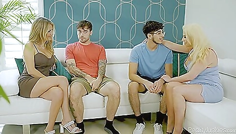 Sexy tattooed milf gets her cunt rammed hard by a black dildo