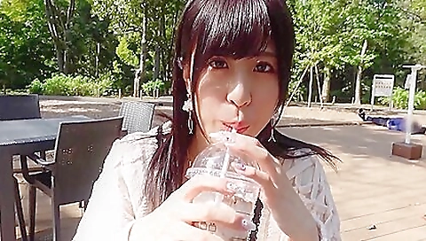 Japanese pornstar with large tits showing deepthroat