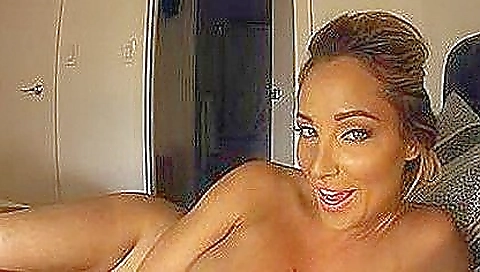 Blonde pornstar shows sexy natural breasts in vr porn