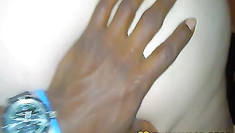 Amateur brunette with large tits gets fucked in POV