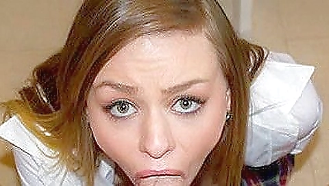 Blonde in black lingerie is getting her snatch fucked hard