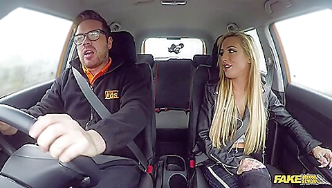 Beautiful teacher getting her pussy filled with a dildo