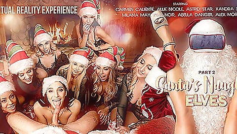 Sexy group porn movie with a nice group of naughty elves