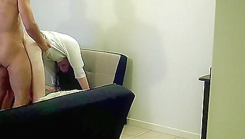 Amateur brunette with small boobs gets creampied and fucked