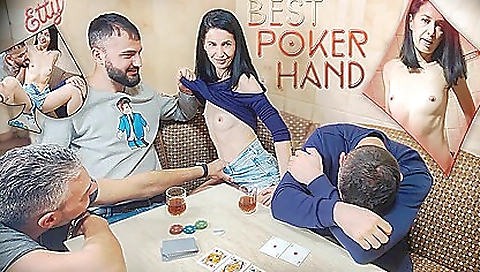 Best Poker Hand - Guy Bets His Girlfriend And Loses