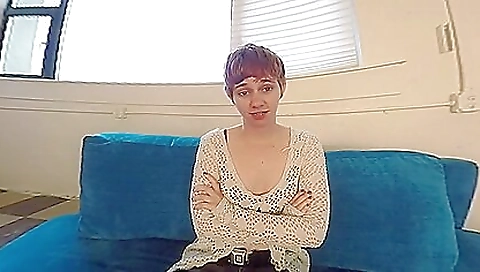 Sexy teen with an amazing body shows off in casting