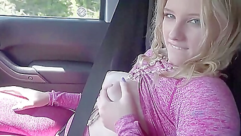 Hot amateur blonde gets her pussy fucked by a big cock