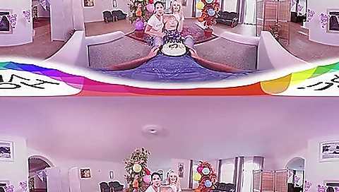 Horny busty babe sucks and gets fucked by two horny friends