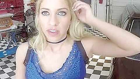 Blonde Slut Wants To Fuck Her Mechanic With Khloe Kapri