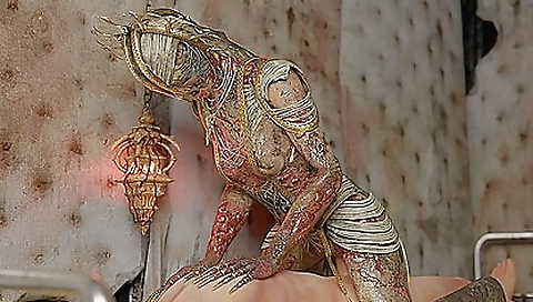 Porn video with a big booty and a tight pussy girl in a VR