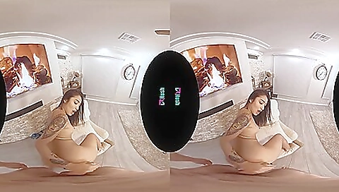 horny teen and her big boobed lover enjoy a wild sex