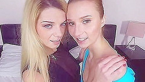 Girls 18+ and a horny guy are making love in a sexy way