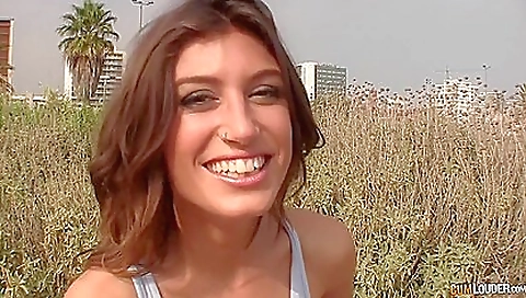 Big cock deepthroat blowjob for a hot brunette slut