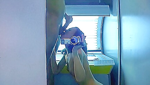 Blonde and brunette with sexy bodies cum in the solarium