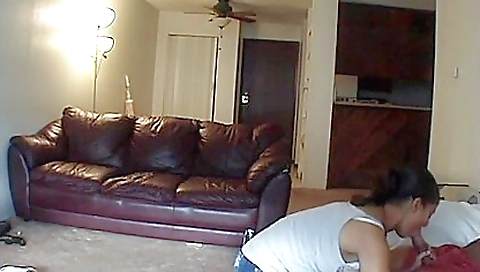 Amateur blonde teen with big tits and a deepthroat ride on a dick