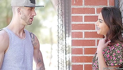 Brunette teen gets her pussy fucked in the most dramatic pov